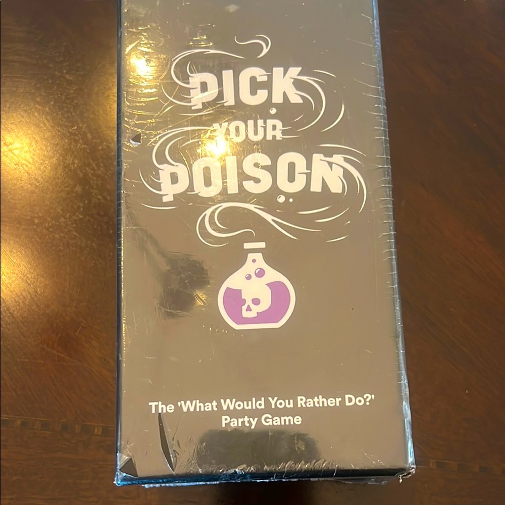 Pick your poison party game